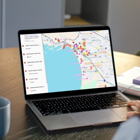 mapa atrakcji Agadiru na telefonie