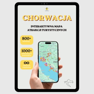 Chorwacja - mega mapa 884 atrakcji turystycznych