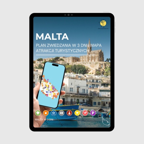 okładka e-booka plan zwiedzania Malty w 3 dni