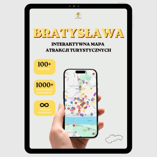 Bratysława - mega mapa 101 atrakcji turystycznych