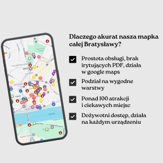 Bratysława - mega mapa 101 atrakcji turystycznych