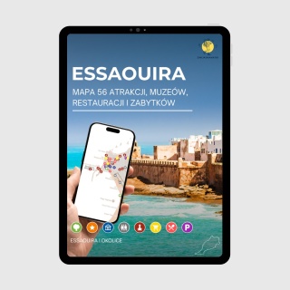 Essaouira - mega mapa 56 atrakcji turystycznych