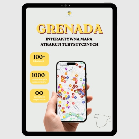 Grenada - mega mapa 141 atrakcji turystycznych