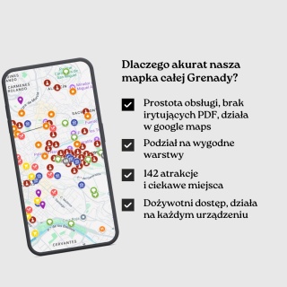 Grenada - mega mapa 141 atrakcji turystycznych