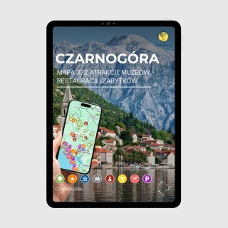 Czarnogóra - mega mapa 372 atrakcji turystycznych