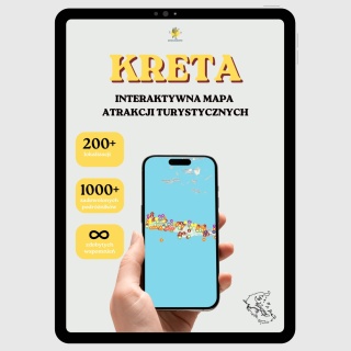 Kreta - mega mapa 249 atrakcji turystycznych