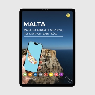 Malta - mega mapa 314 atrakcji turystycznych