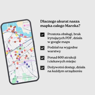 Maroko - mega mapa 618 atrakcji turystycznych