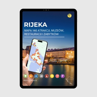 Rijeka - mega mapa 146 atrakcji turystycznych