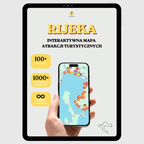 okładka e-booka dotyczącego mapy atrakcji turystycznych Rijeki