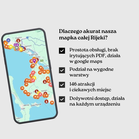 zalety mapy atrakcji Rijeki od zwijajmanatki.pl