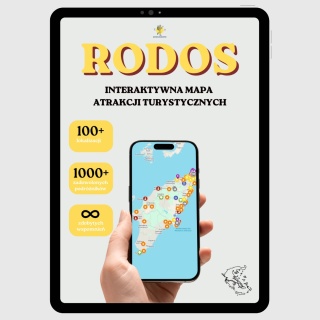 Rodos - mega mapa 140 atrakcji turystycznych