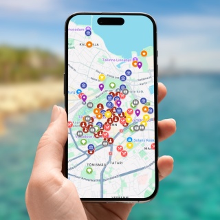 Tallinn - mega mapa 109 atrakcji turystycznych