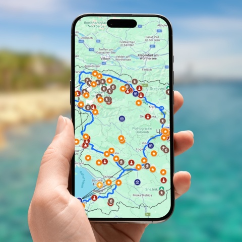 plan zwiedzania Słowenia w 7 dni otwarty na telefonie