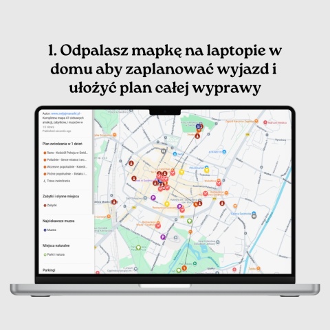 Wiedeń - mega mapa 142 atrakcji turystycznych