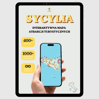 Sycylia - mega mapa 434 atrakcji turystycznych