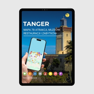 Tanger - mega mapa 78 atrakcji turystycznych
