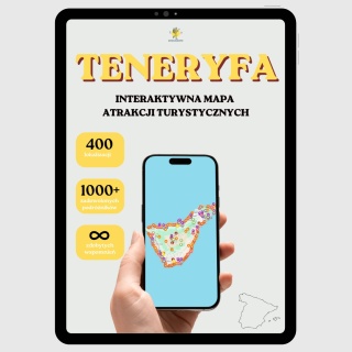Teneryfa - mega mapa 400 atrakcji turystycznych