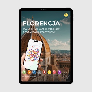 Florencja - mega mapa 121 atrakcji turystycznych
