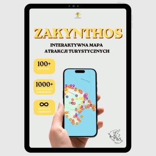 Zakynthos - mega mapa 183 atrakcji turystycznych